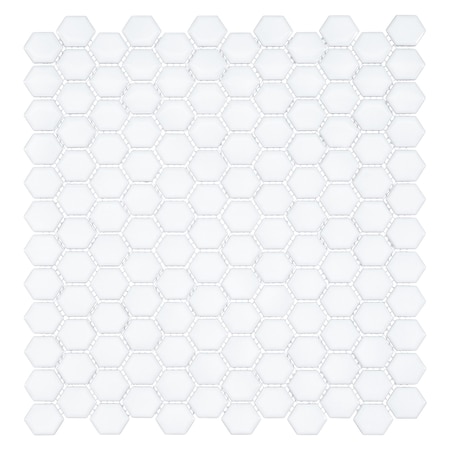 Andova Tiles Stylish- Suave3/4 in. Straight Edge Porcelain Honeycomb Hexagon Wall & Floor Tile Andova Tiles